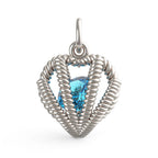 Embraced with Love March Stone Charm(8350-003)