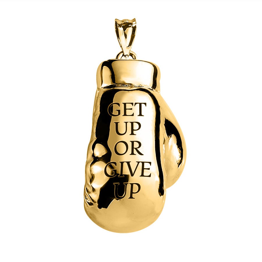 Personalized Boxing Glove Pendant