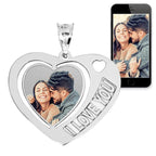 Heart with "I Love You" Etched