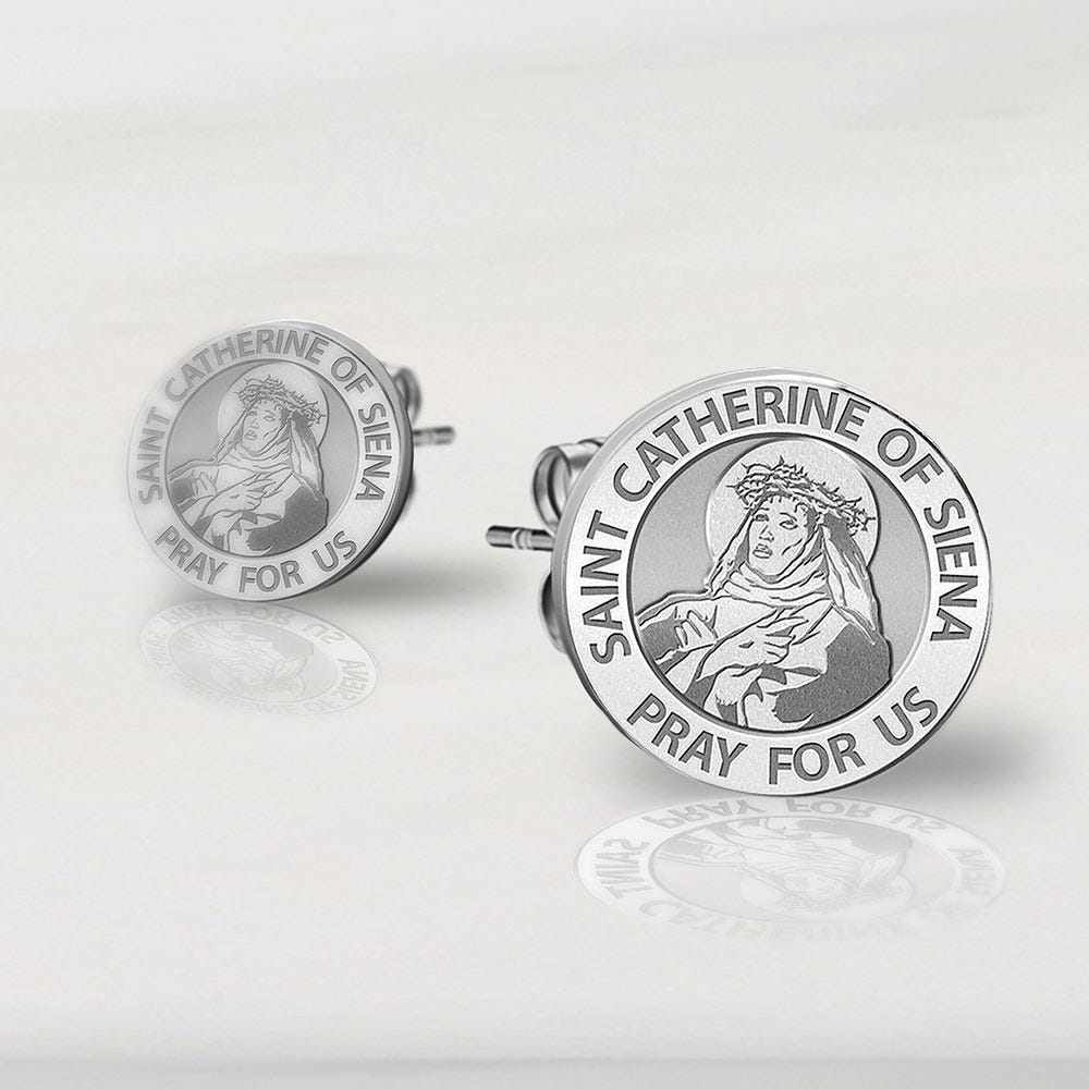 Saint Catherine Of Siena Earrings