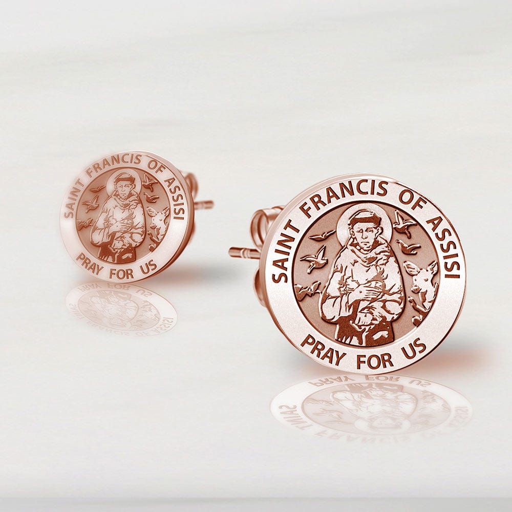 Saint Francis Of Assisi Earrings