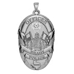 Personalized Brady Texas Police Badge with Your Rank and Number
