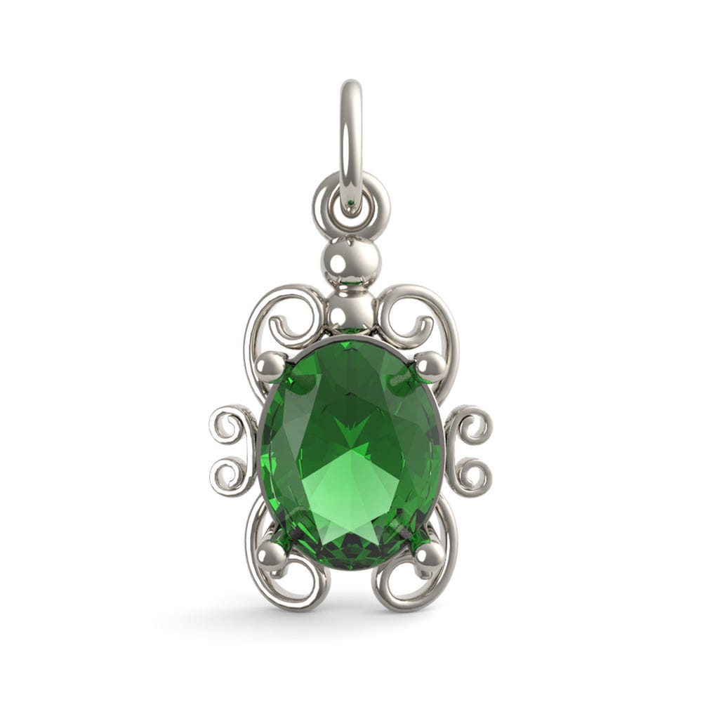Filigree May Stone Charm(4764-005)