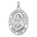 Saint Frances Cabrini Oval Religious Medal