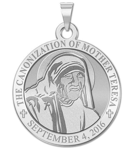 Canonization of Mother Teresa Commemorative Religious Medal in Laser