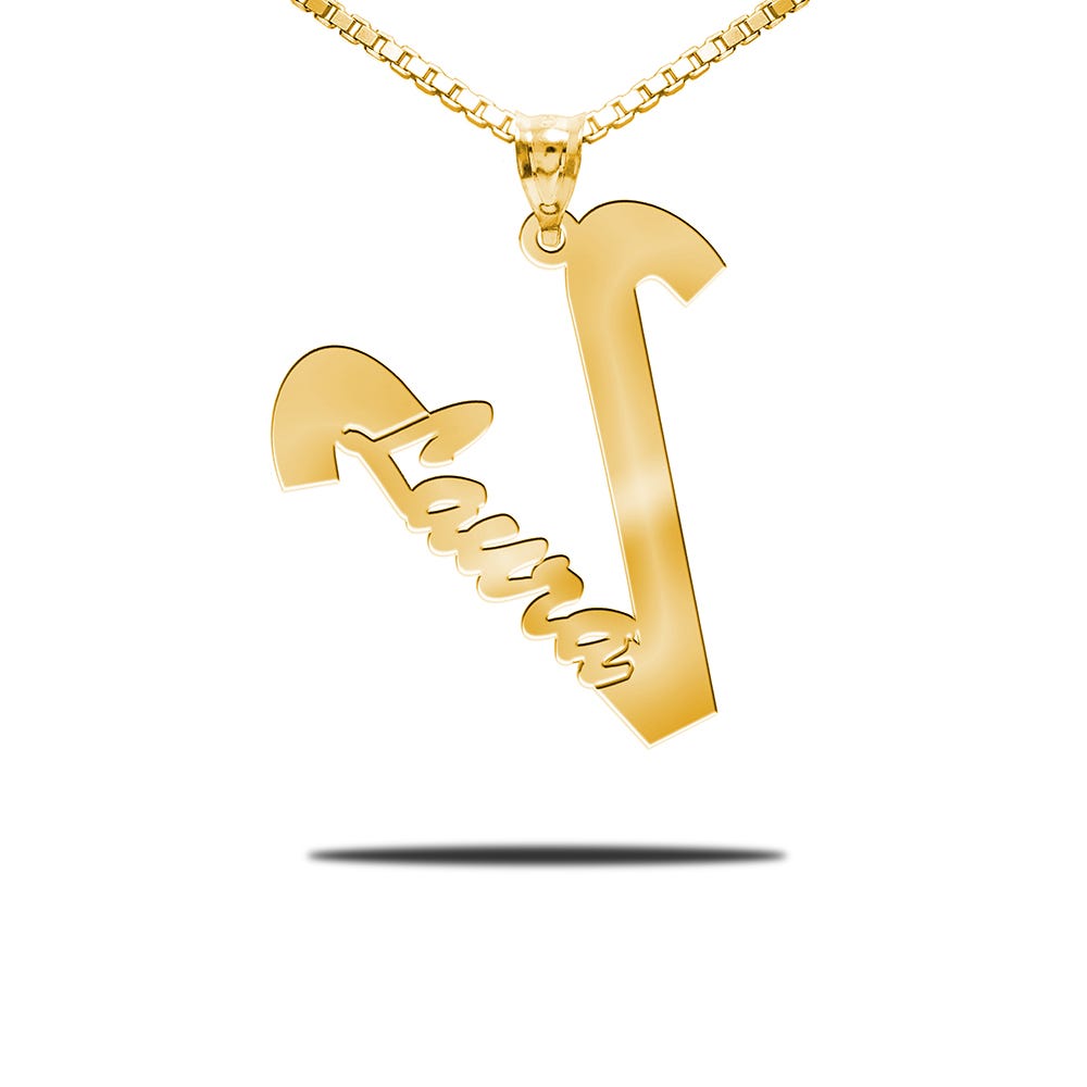 Personalized Horoscope Sign Name Necklace