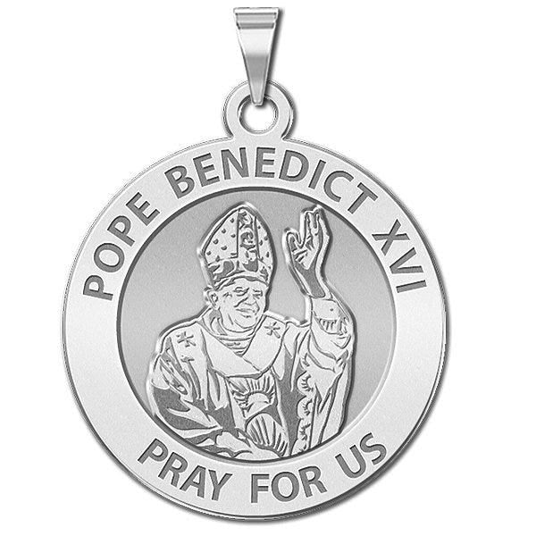 Pope Benedict Xvi Round Religious Medal