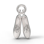 Pair of Ballet Shoes Accent Charm(0448)