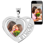 Heart with # 1 Mom Cut Out