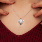 Love With Rose Heart Photo Locket