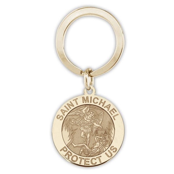 Saint Michael Keychain
