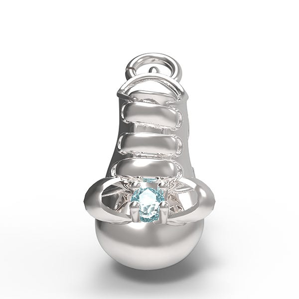 March Baby Bootie Charm