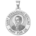 Saint Bernardino Realino (Younger Version) Round Religious Medal