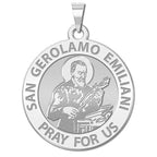 San Gerolamo Emiliani Round Religious Medal
