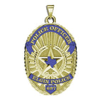 Personalized Texas Elgin Police Badge with Your Rank and Number