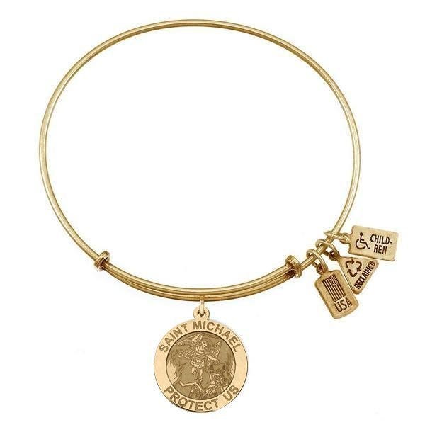 Saint Michael Expandable Bracelet