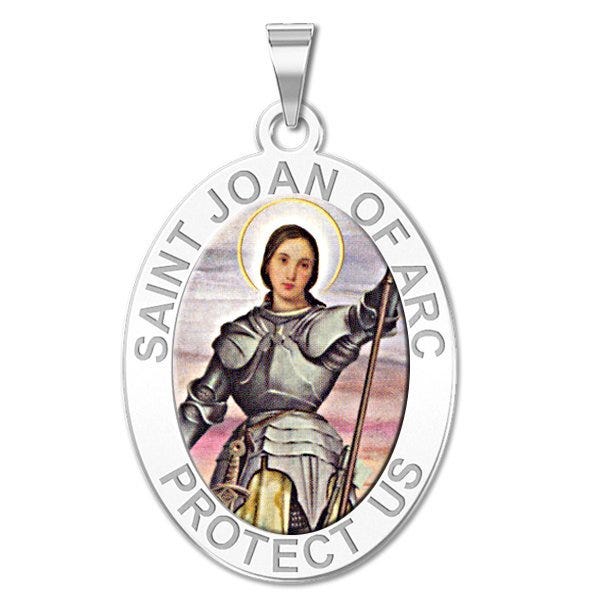 Saint Joan Of Arc Religious Medal