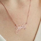 Dainty Script Name Necklace