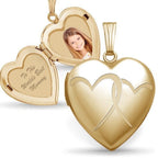 Interlocking Hearts Photo Locket