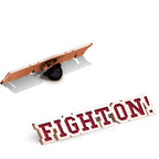 Usc Color Enamel Fight On Block Pin