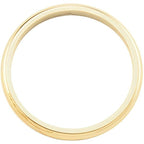 14K Yellow Gold Approx. 0.28 Inch Half-Round Wedding Band