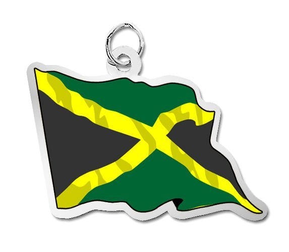 Jamaica Flag Charm