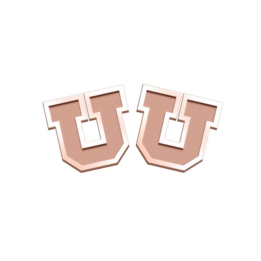 Pair of University of Utah Big U Cuff Links