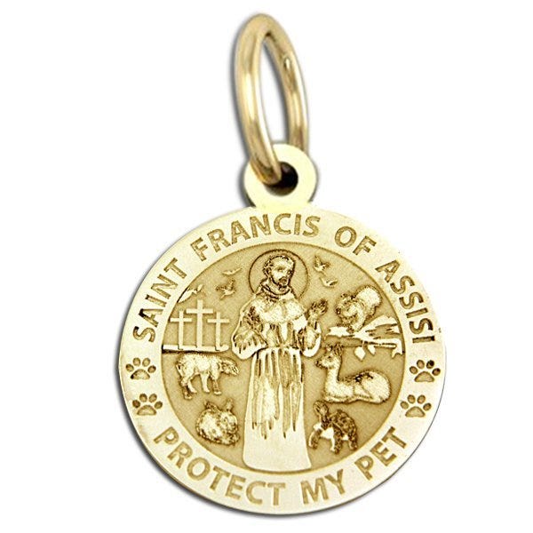 Saint Francis Protect My Pet Tag