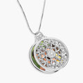 Ornate Round Swivel Locket with Diamond