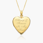 14K Gold-Filled Always & Forever In My Heart Photo Locket