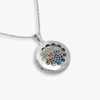 Saint Christopher Ornate Cut-Out Round Locket