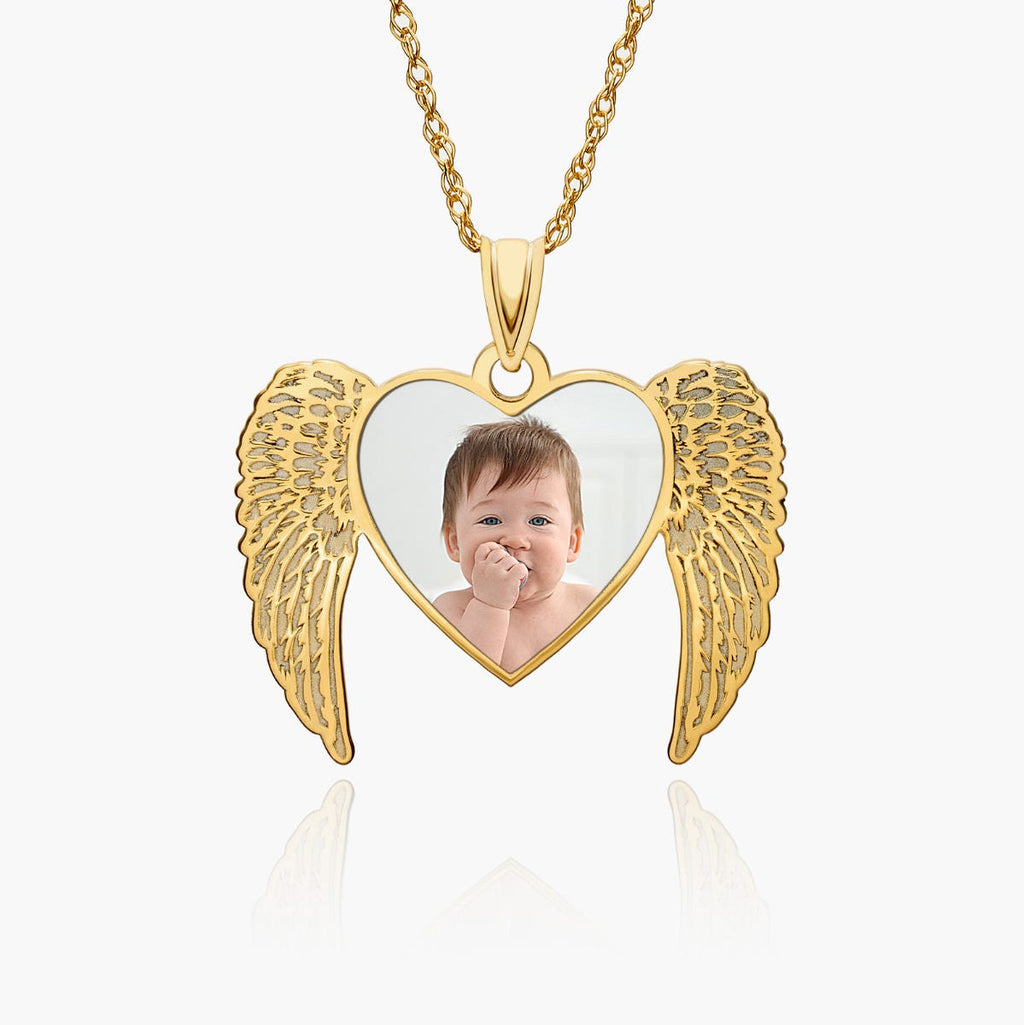 Angel Heart Picture Pendant