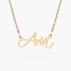 Dainty Script Name Necklace