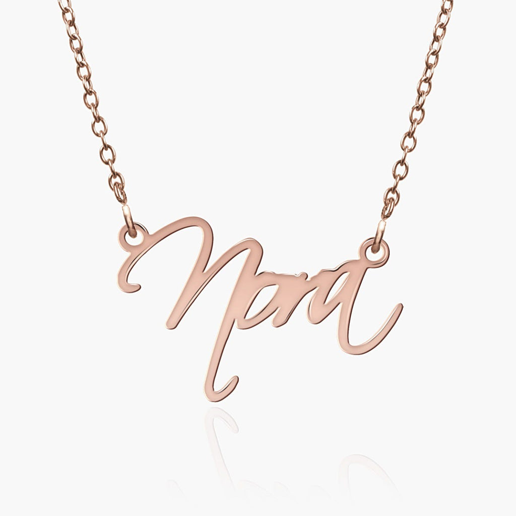 Dainty Script Name Necklace