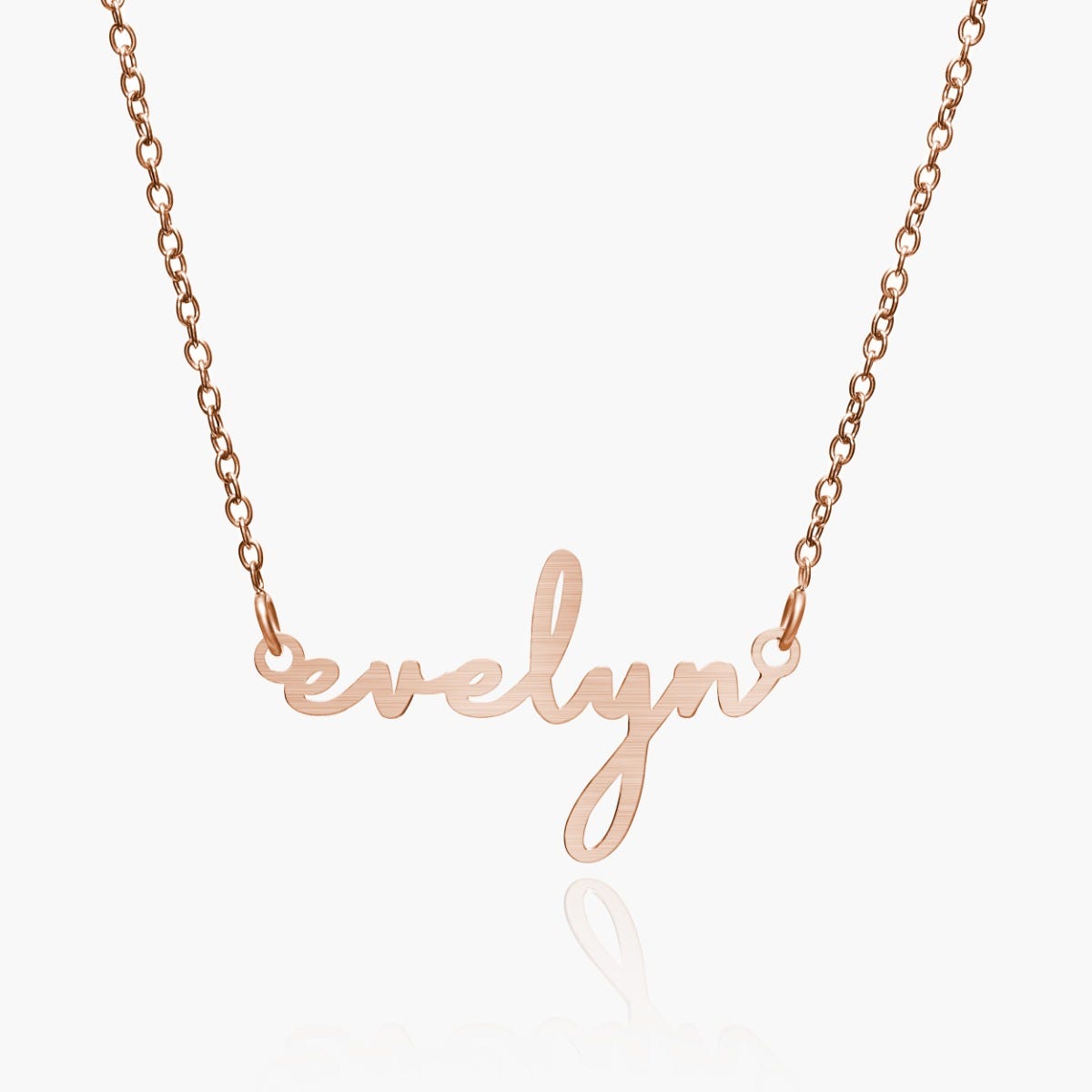 Simple Elegance Script Name Necklace