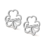 Shamrock Name Earrings