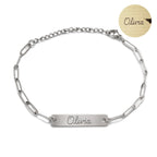 Paper Clip ID Bracelet