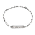 Paper Clip ID Bracelet