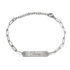 Paper Clip ID Bracelet