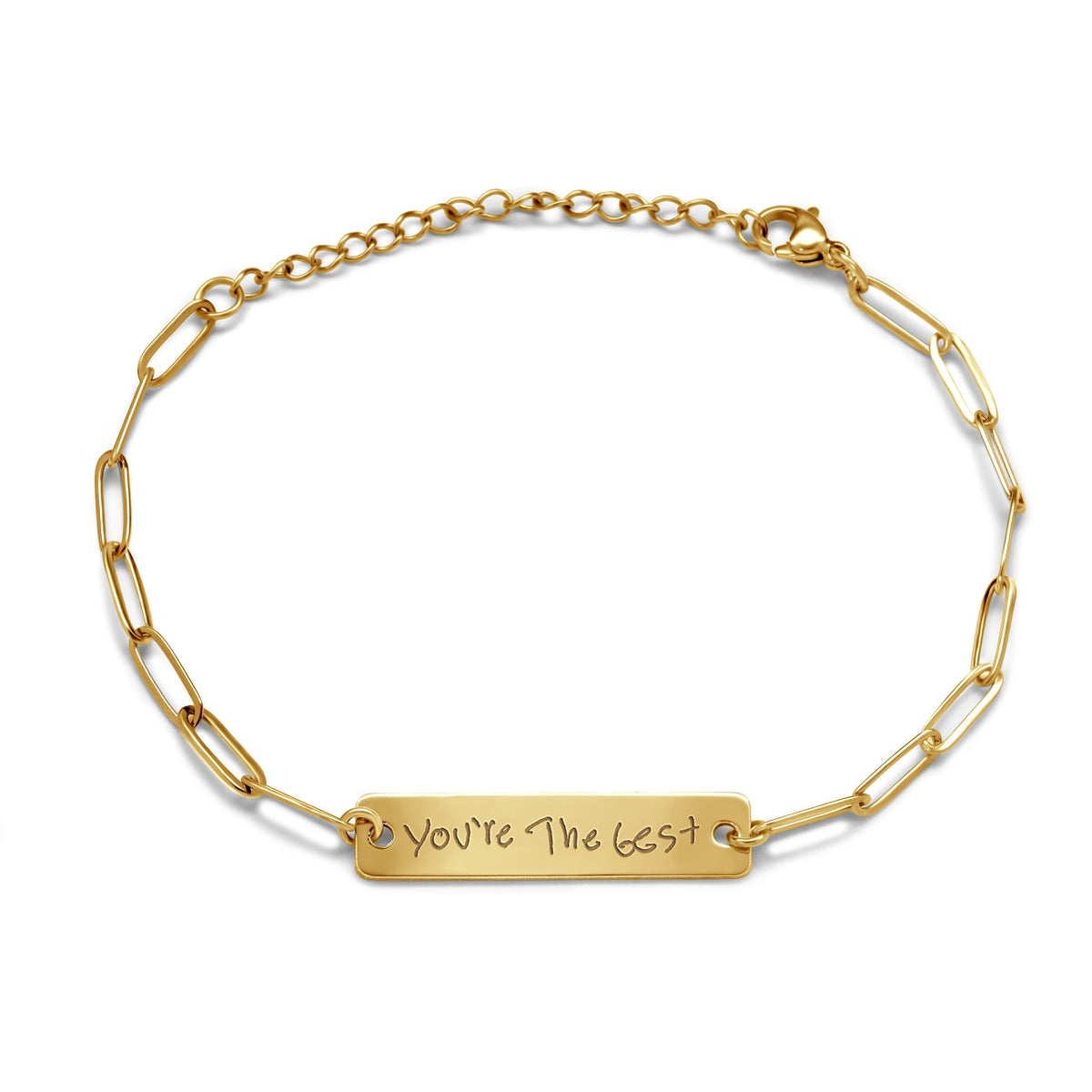 Paper Clip ID Bracelet