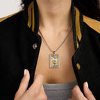 Trading Sports Card Photo Pendant