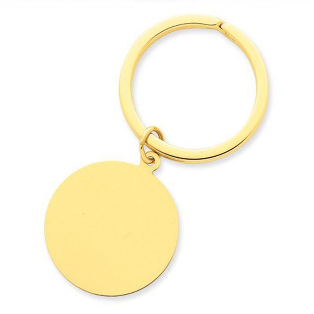 Engravable Round Key Chain