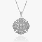 Personalized Firefighter Badge with Your Number & Department