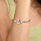 Stainless Steel Photo Engraved Bangle Bracelet