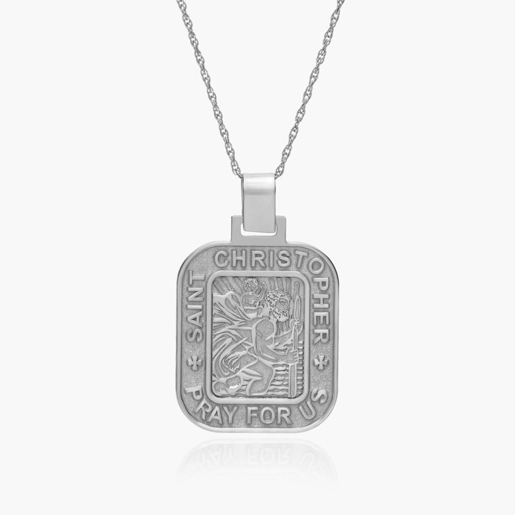 Saint Christopher Rectangle Religious Medal