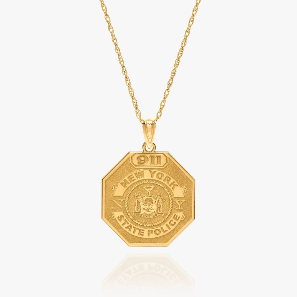 Personalized New York State Trooper Badge with Your Number