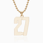 Number Charm or Pendant with 2 Digits
