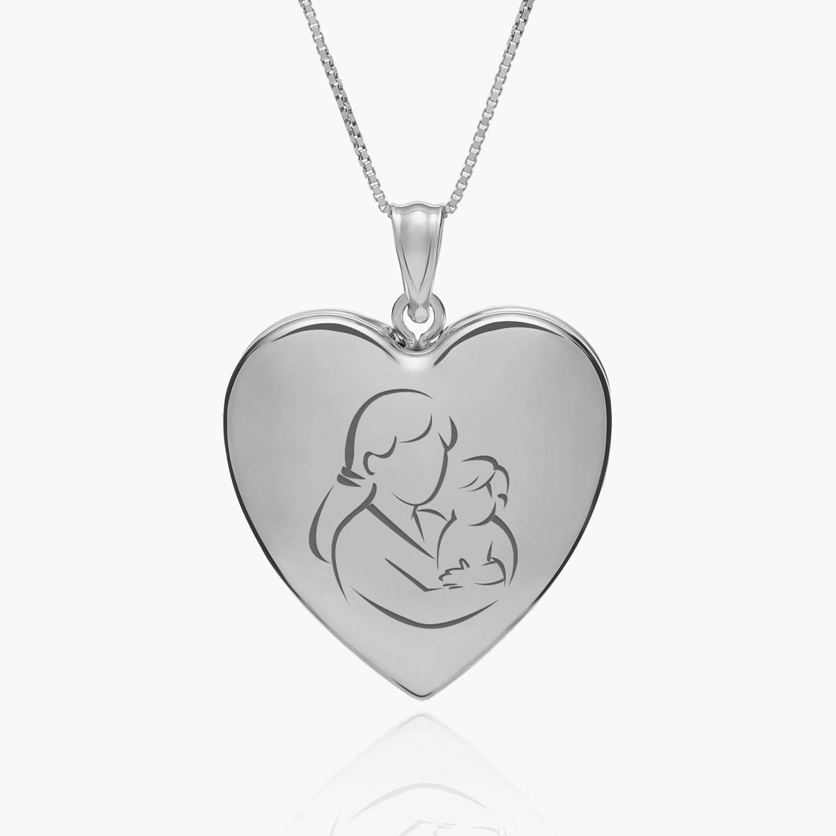 Build Your Own 2-Photo Mom Heart Locket