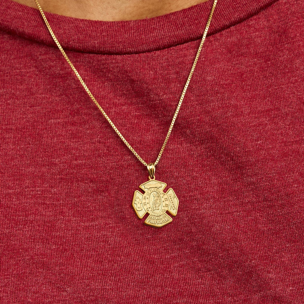 Saint Florian Firefighter Badge Medal