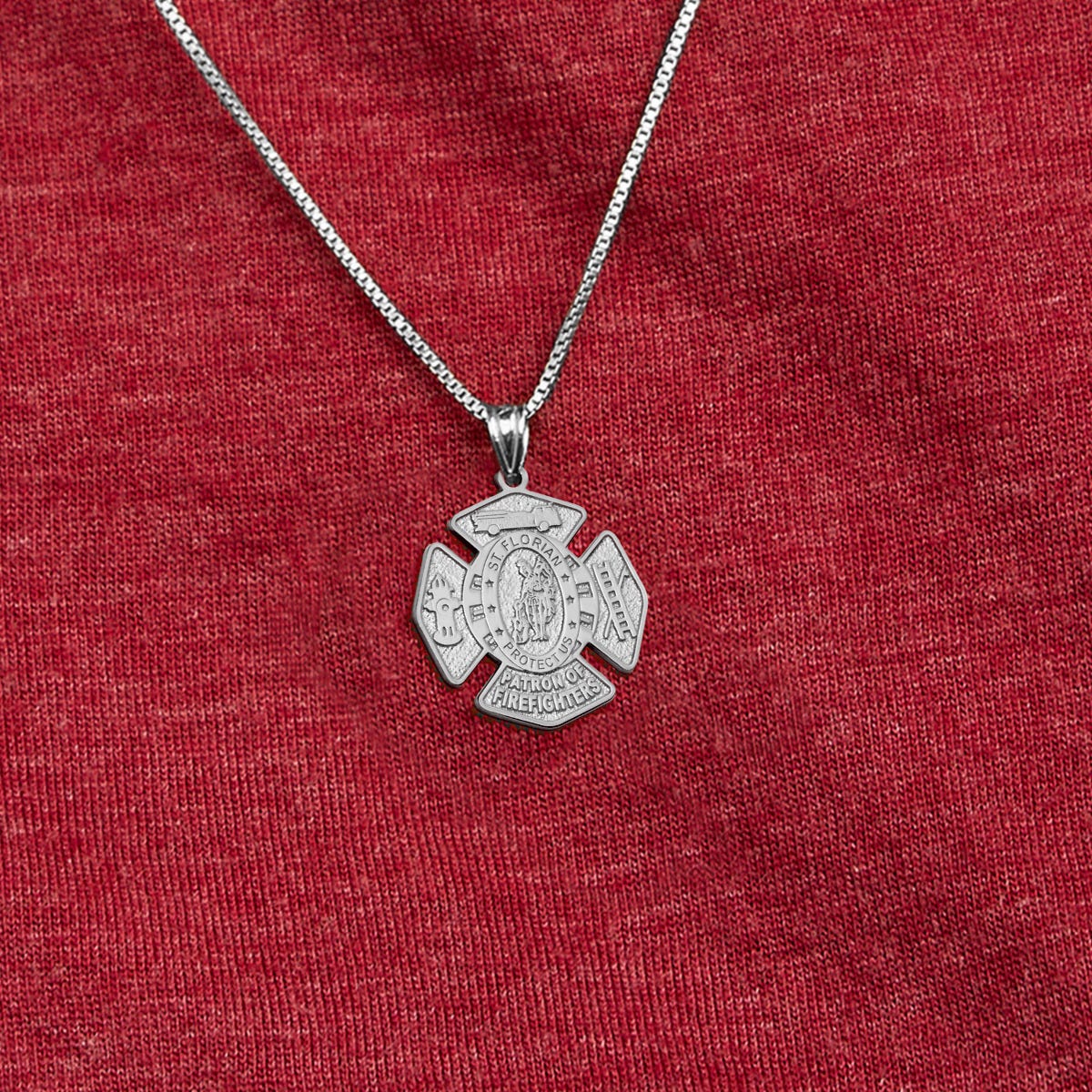 Saint Florian Firefighter Badge Medal